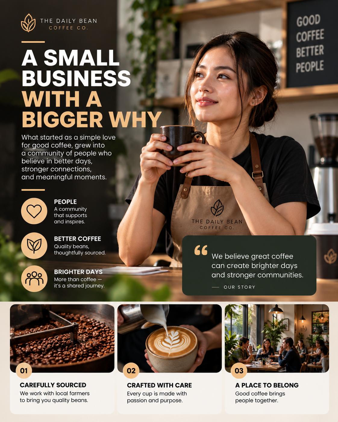 Brand story content